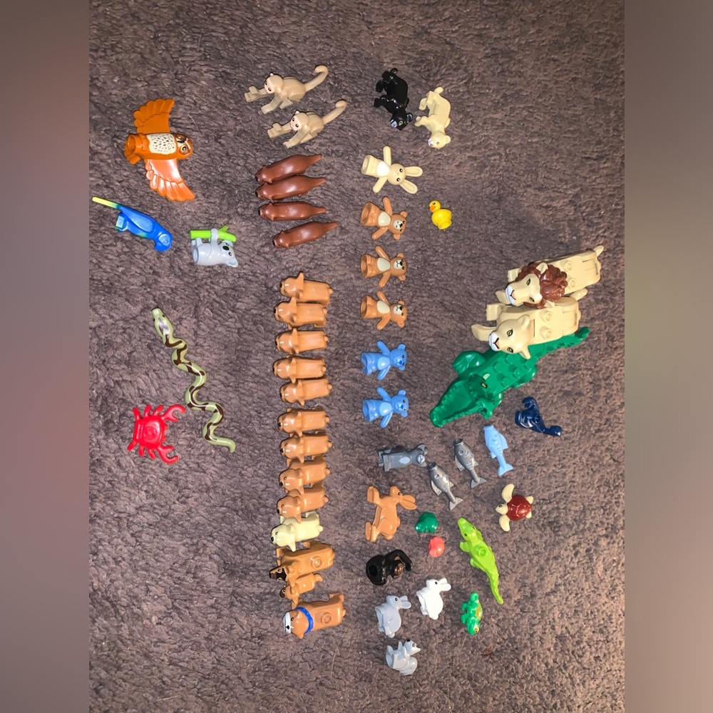Lego animal bundle ! Rare mini figures ! 🫶🏼🥰